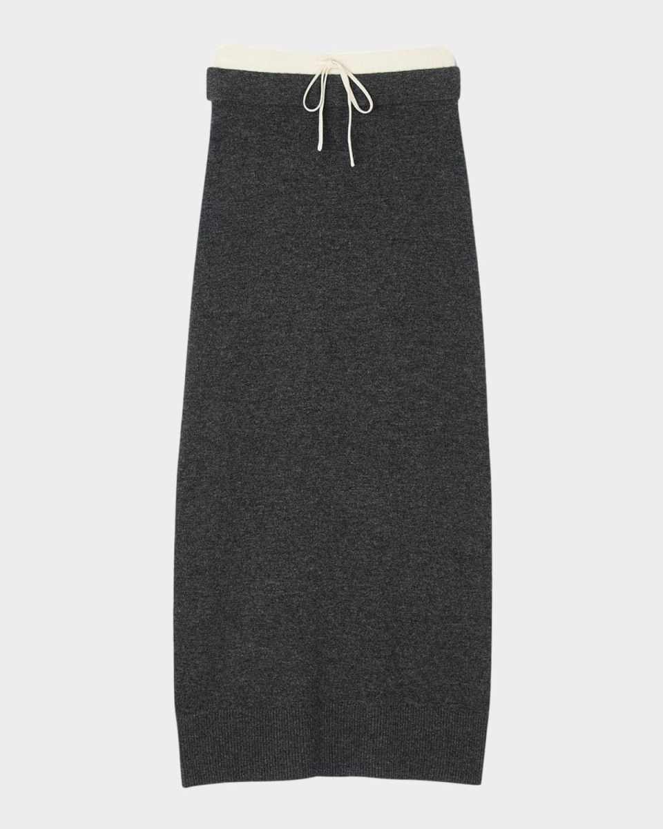 Susan Wool-Cashmere Midi Skirt